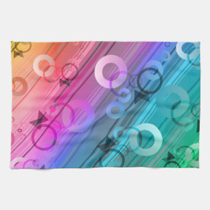 Abstract Zusammensetzung Geschirrtuch