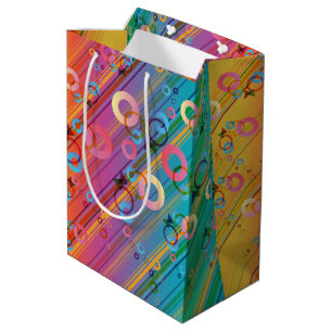 Abstract Zusammensetzung Mittlere Geschenktüte