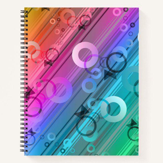 Abstract Zusammensetzung Notizbuch (Vorderseite)