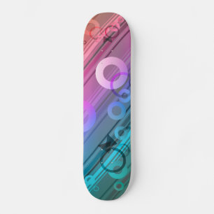 Abstract Zusammensetzung Skateboard