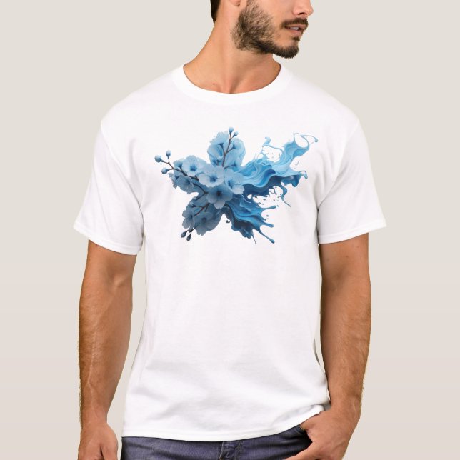ABSTRACTE BLUME 37 Kreative Mode T-Shirt (Vorderseite)