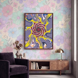 ABSTRACTE MINIMALISTISCHE ZEITGENÖSSISCHE CHIC TEX POSTER