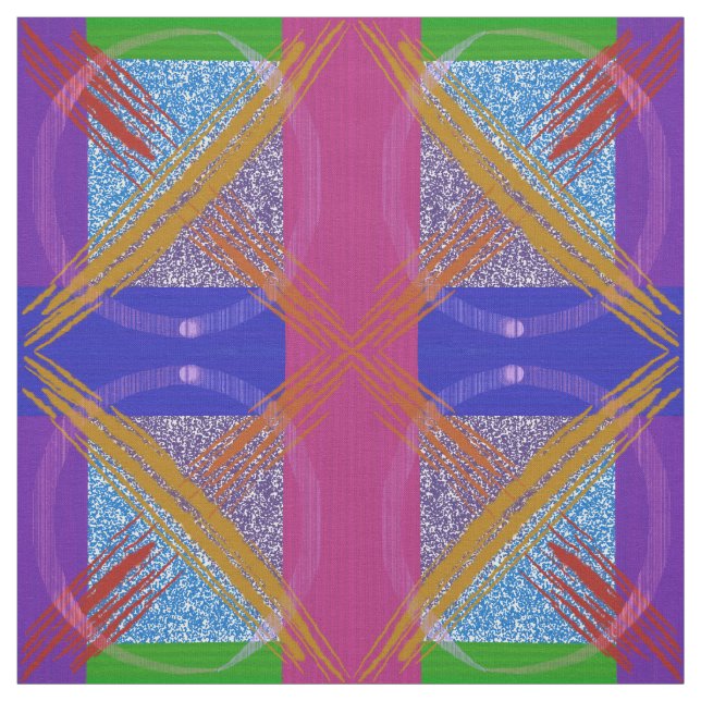 Abstracted at different layers stoff (Muster)