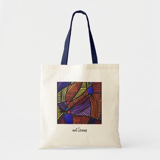 abstractes Designtasche  Tragetasche (Vorne)