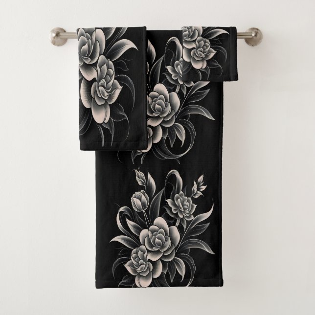 Abstraction Encapsulated Badhandtuch Set (Insitu)