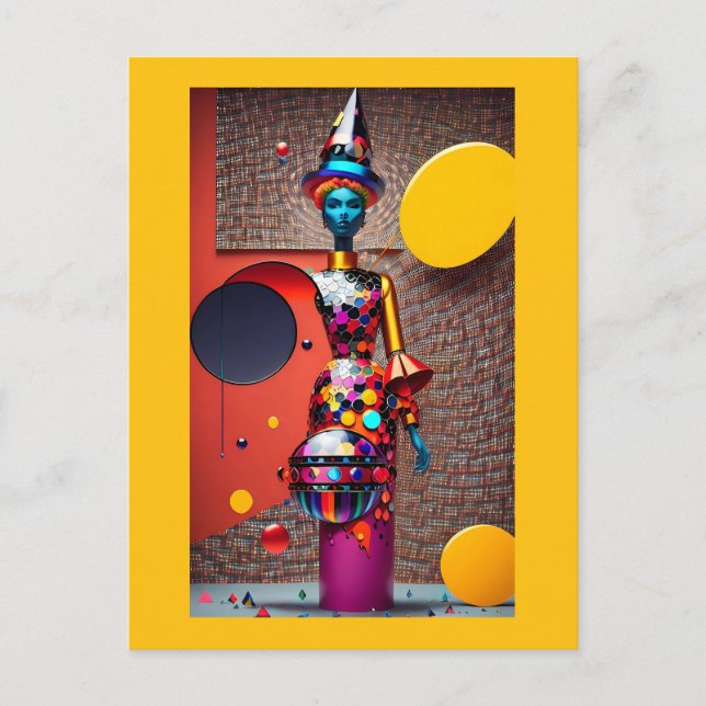 Abstraction of the Astro-Witch Postkarte (Vorderseite)