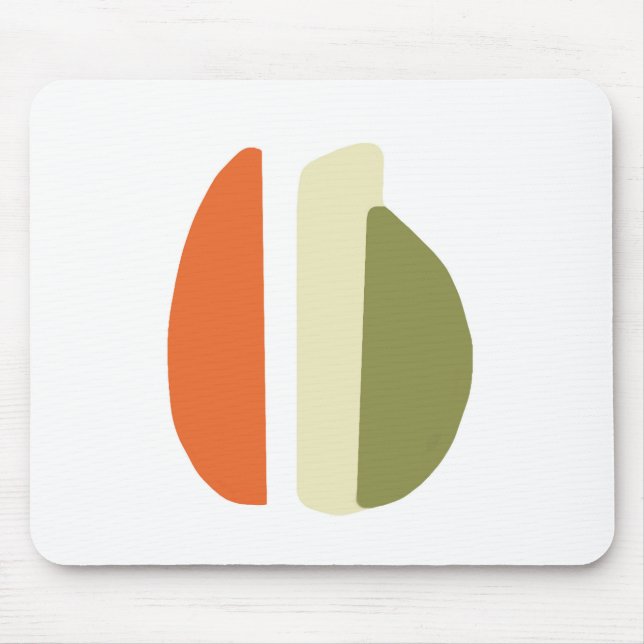abstracto de formas boho mousepad (Vorne)