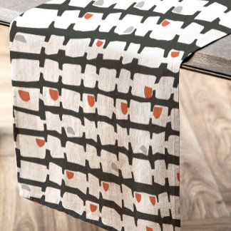 Abstracto en rojo y negro tischdecke