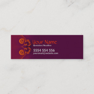 Abstractori mini Business Card Mini Visitenkarte