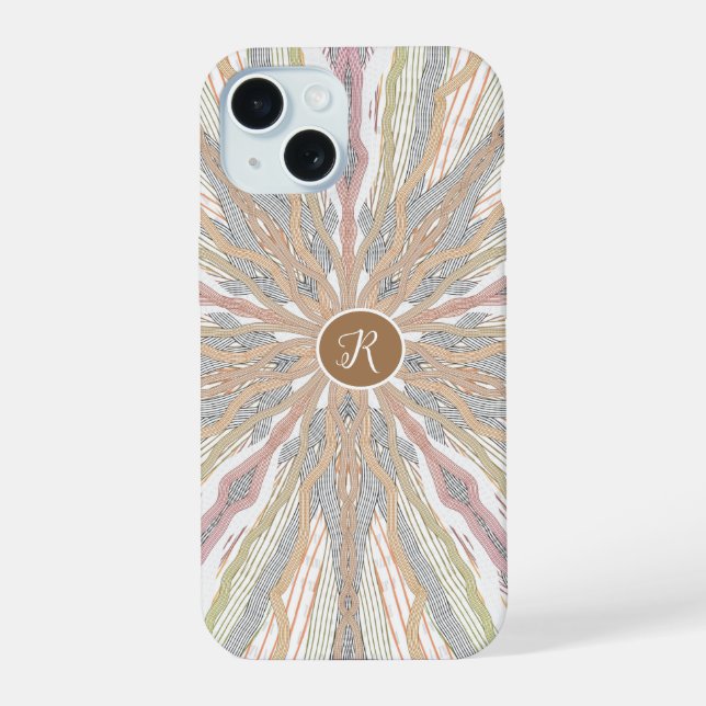 Abstrahiertes Case-Mate iPhone-Case iPhone 15 Hülle (Rückseite)