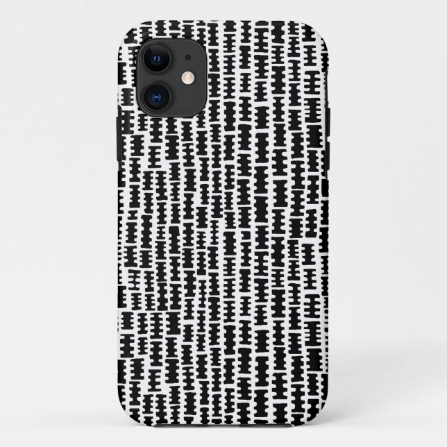 Abstrakt 020712 - Schwarz Case-Mate iPhone Hülle (Rückseite)