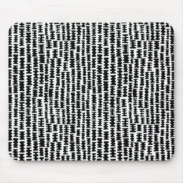 Abstrakt 020712 - Schwarz Mousepad (Vorne)