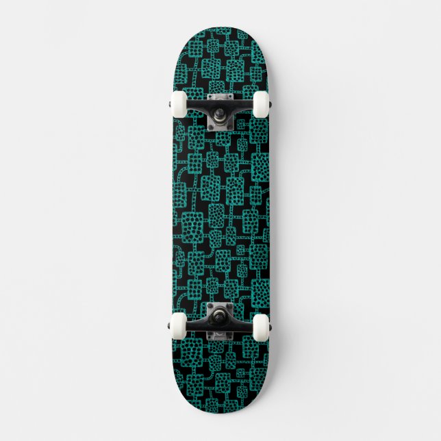 Abstrakt 041113 - Abstrakte Textur 06 Skateboard (Vorderseite)