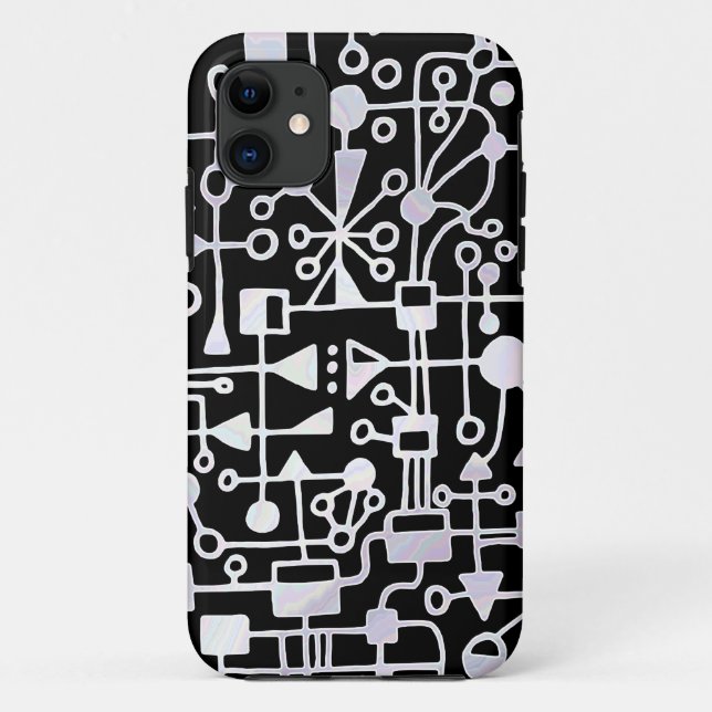 Abstrakt 090112 v6 Case-Mate iPhone hülle (Rückseite)