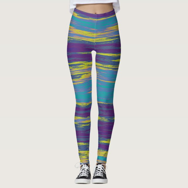 Abstrakt 100716(01) leggings (Vorderseite)