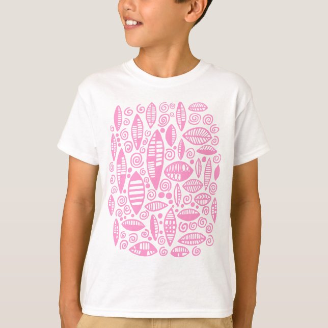 Abstrakt 100813 - Rosa T-Shirt (Vorderseite)