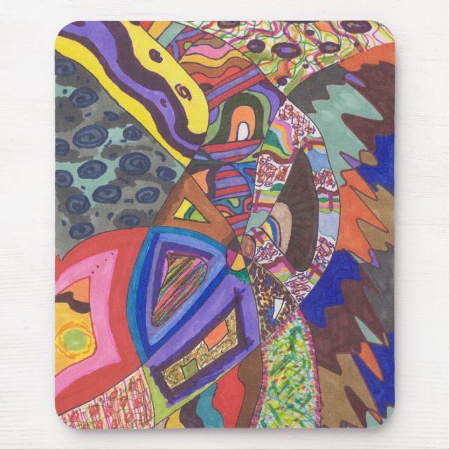 Abstrakt 109, Originalkunst Mousepad (Vorne)