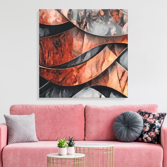 Abstrakt 14156 leinwanddruck (Insitu (Wohnzimmer))