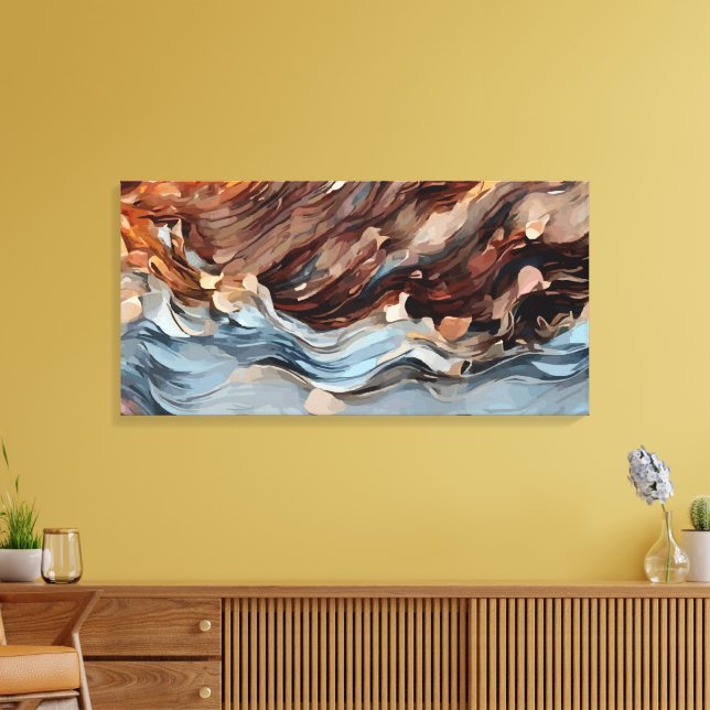Abstrakt 14254 leinwanddruck (Insitu (Wohnzimmer))