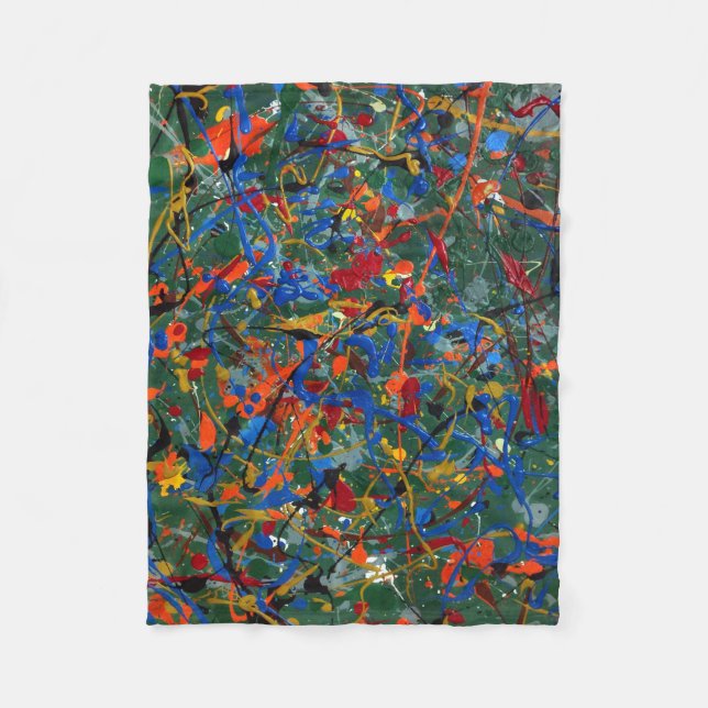Abstrakt #17 fleecedecke (Vorderseite)