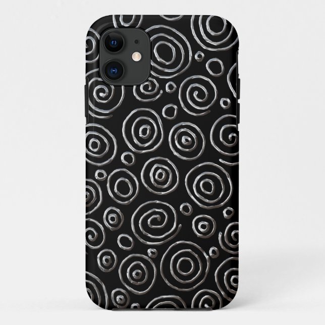 Abstrakt 181112 - Exotisches Metall Case-Mate iPhone Hülle (Rückseite)
