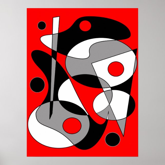 Abstrakt #184 poster (Vorne)