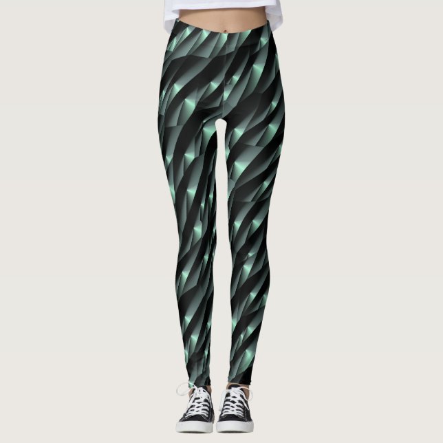 Abstrakt 190716(04) leggings (Vorderseite)