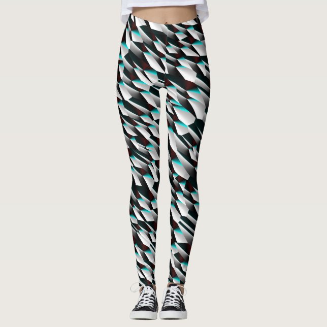Abstrakt 190716(06) leggings (Vorderseite)