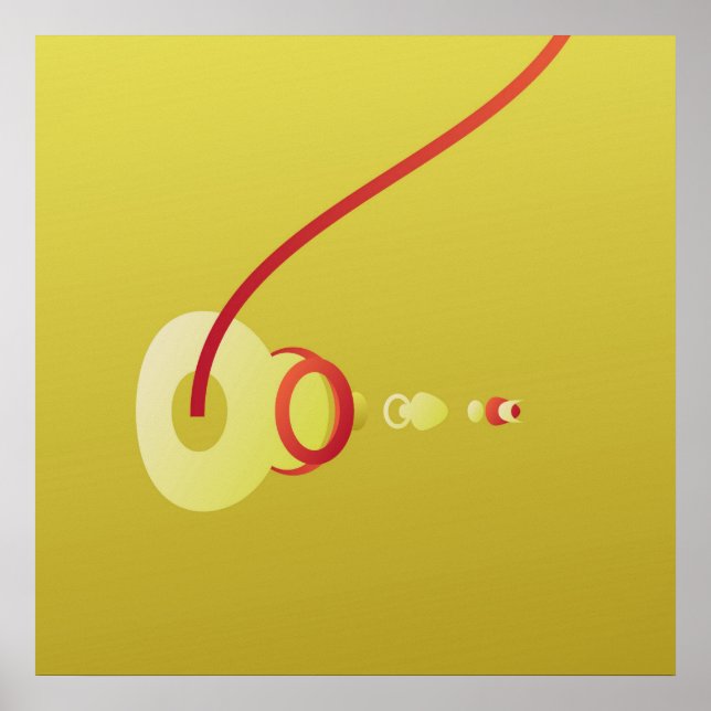 Abstrakt #195 poster (Vorne)