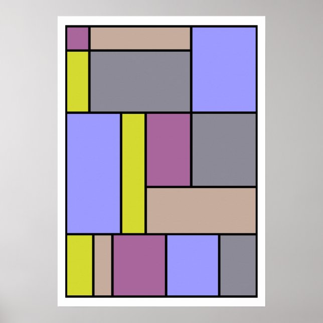 Abstrakt #19 poster (Vorne)