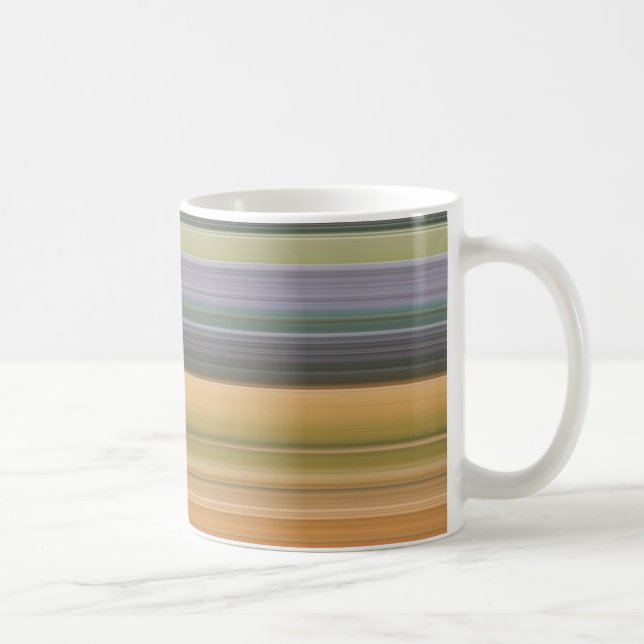 Abstrakt #1: Gelb und grau Tasse (Rechts)