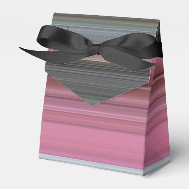 Abstrakt #1: Rosa und grau Geschenkschachtel (Vorderseite)