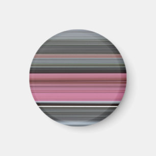 Abstrakt #1: Rosa und grau Magnet