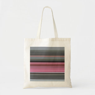 Abstrakt #1: Rosa und grau Tragetasche