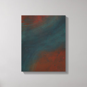 Abstrakt 1: Rot und Blues Leinwanddruck