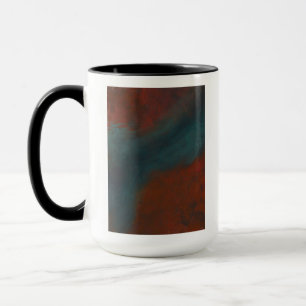 Abstrakt 1: Rot und Blues Tasse