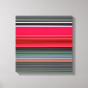 Abstrakt #1: Rot und Grau Leinwanddruck