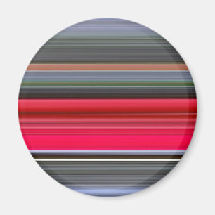 Abstrakt #1: Rot und Grau Magnet