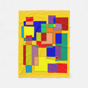 Abstrakt #26 fleecedecke