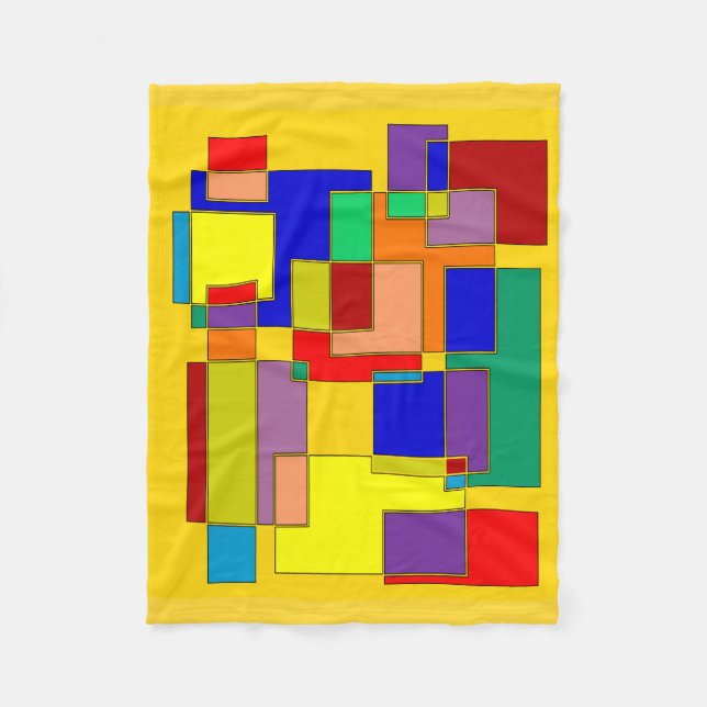 Abstrakt #26 fleecedecke (Vorderseite)