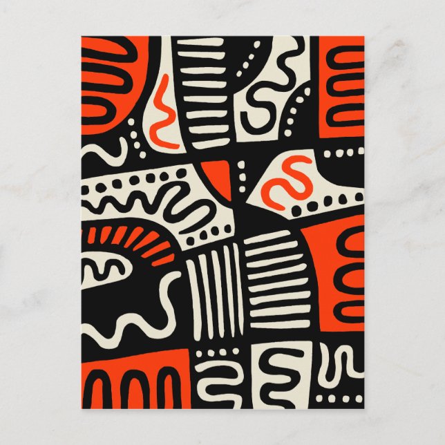 Abstrakt 291219c postkarte (Vorderseite)