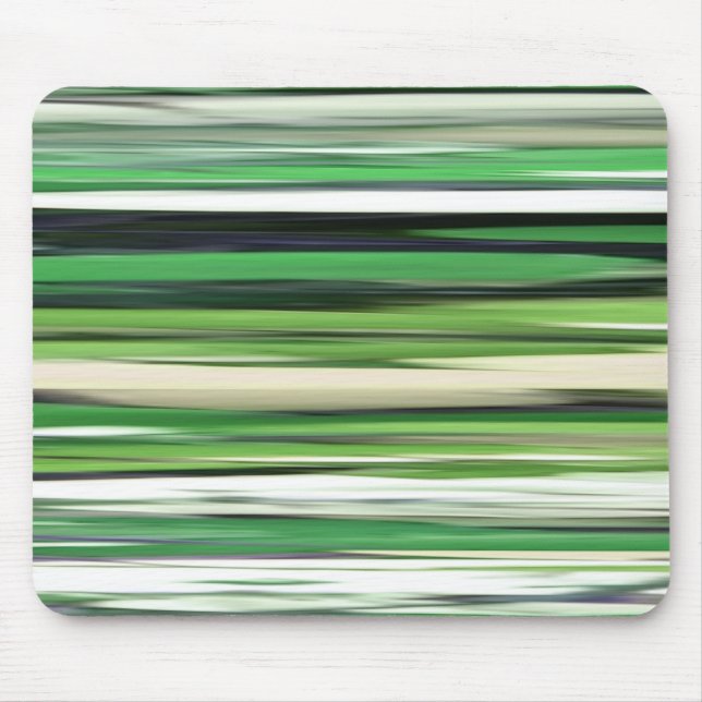 Abstrakt 2: Grüne Unschärfe Mousepad (Vorne)