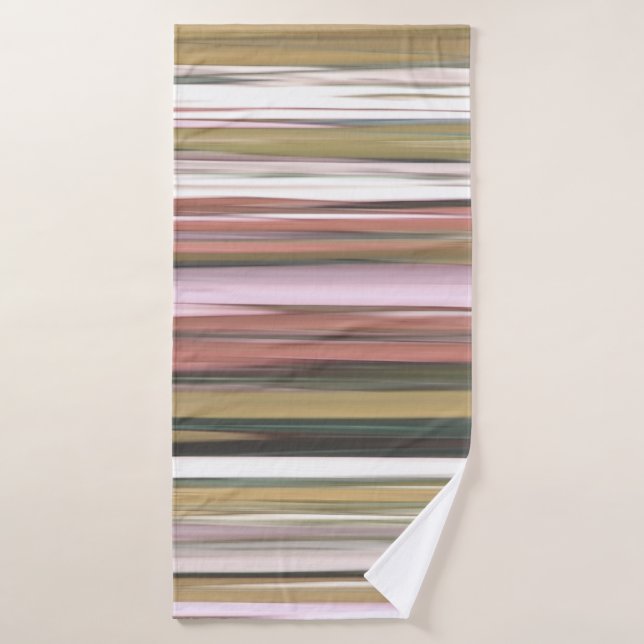 Abstrakt 2: Herbstfarben im Herbst verschwommen Badehandtuch (Badehandtuch)