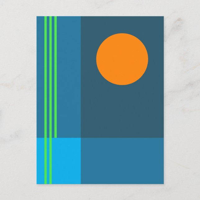 ABSTRAKT 2 POSTKARTE (Vorderseite)