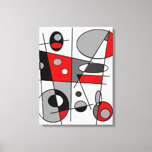 Abstrakt 35 leinwanddruck