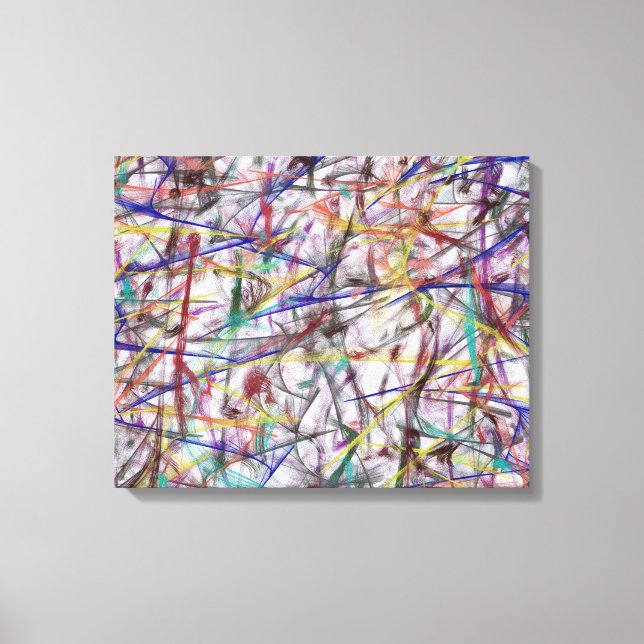 Abstrakt 432 von Kristalin Davis Leinwanddruck (Vorderseite)