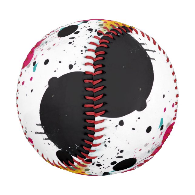 Abstrakt #4 baseball (Schrägansicht)