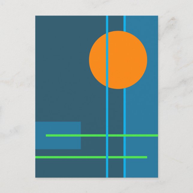 ABSTRAKT 4 POSTKARTE (Vorderseite)