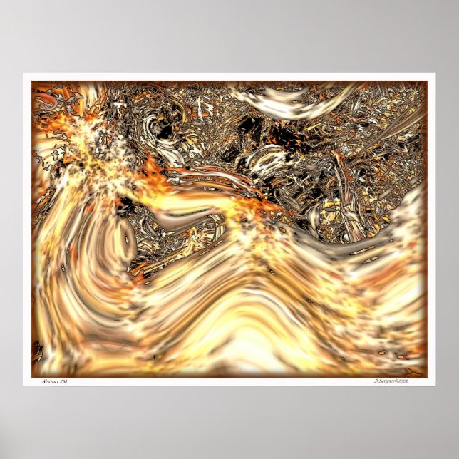 Abstrakt #58 poster (Vorne)