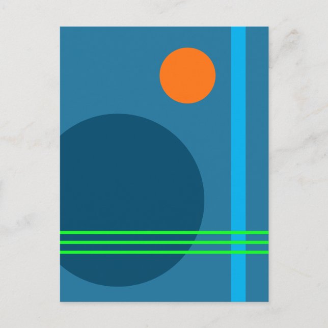 ABSTRAKT 5 POSTKARTE (Vorderseite)